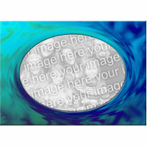 blue turquoise abstract photo frame photo sculptures