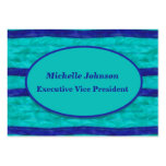 blue turquoise texture design business cards