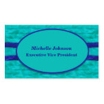 blue turquoise texture design business cards