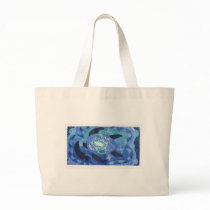BLUE TURTLE CANVAS BAG