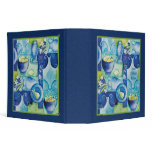 Blue Tuscan Kitchen Recipe Binder