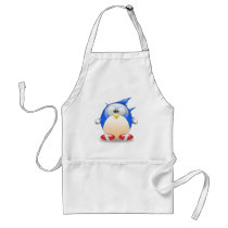 Blue Tux Apron
