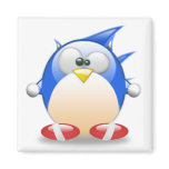 Blue Tux Refrigerator Magnet