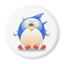 Blue Tux Magnets