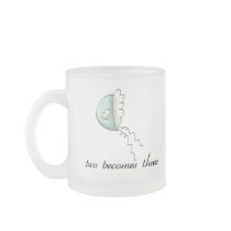 Blue Two Becomes Three mugs