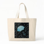 BLUE UMBRELLA SHOWERS OF LOVE by SHARON SHARPE Tote Bags