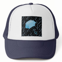BLUE UMBRELLA SHOWERS OF LOVE by SHARON SHARPE Hats