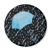 BLUE UMBRELLA SHOWERS OF LOVE by SHARON SHARPE magnets