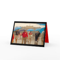 Blue umbrellas cards
