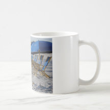 Blue Umbrellas Coffee Mug