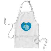 Blue Unicorn aprons by toxiferous Blue Unicorn aprons