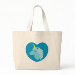 Blue Unicorn Canvas Bags