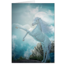 blue unicorn card