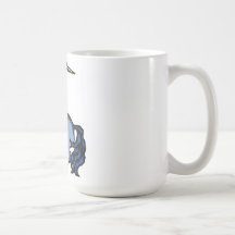 Blue Unicorn Coffee Mug