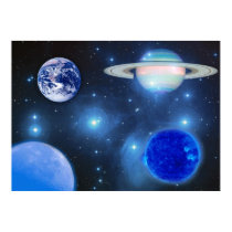 Blue Universe posters by beverlytazangel Blue Universe posters