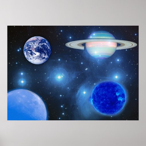 Blue Universe Posters