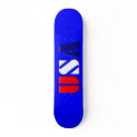 Blue USA Skateboard skateboard