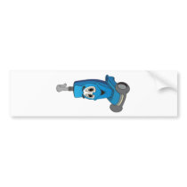 Blue Vacuum Cleaner Bumper Stickers