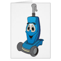 Blue Vacuum Cleaner Cards