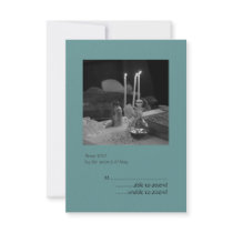 Blue Vaftisi RSVP Custom Announcements