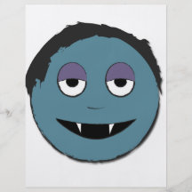 Blue vampire full color flyer