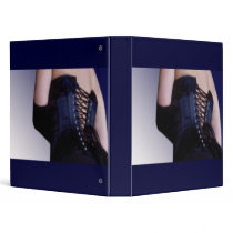 Blue Velvet Corset Back Customizable Binder