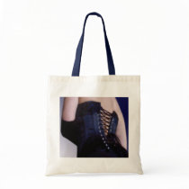 Blue Velvet Corset Bag by uniqueandkinky Blue Velvet Corset Bag