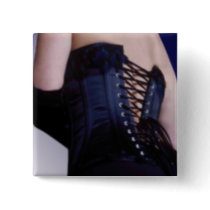 Blue Velvet Corset Button by uniqueandkinky Blue Velvet Corset Button