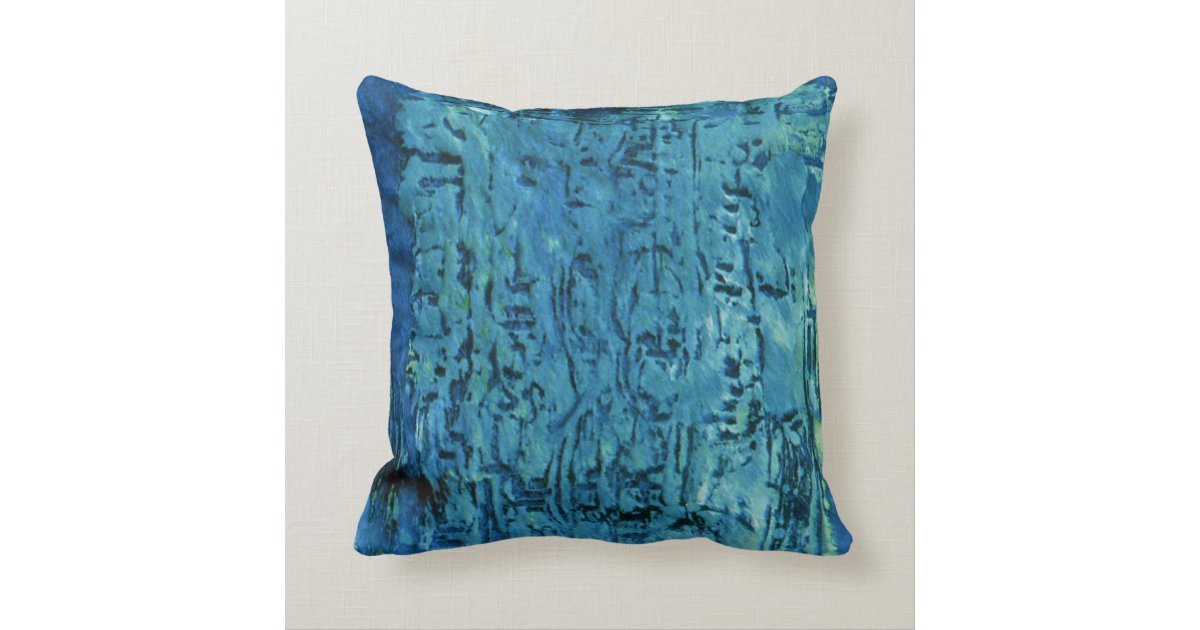 Blue Velvet Throw pillow Zazzle