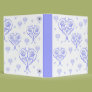 Blue Victorian Floral Binder Blue Victorian Floral Binder