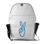 Blue Victory Messenger Bag