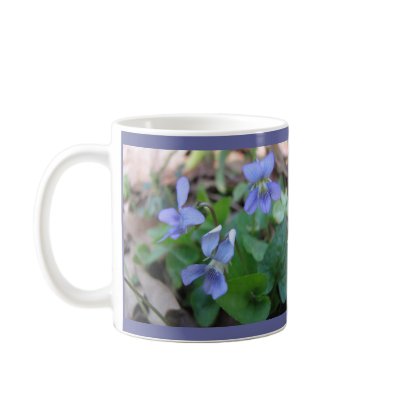 Blue Violets Mug by naturegirl7