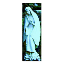 Blue Virgin Mary BOOKMARK business cards by JuJuGardens Blue Virgin Mary BOOKMARK business cards