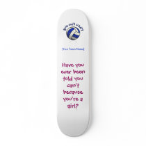 Blue Volleyball Skateboard Decks