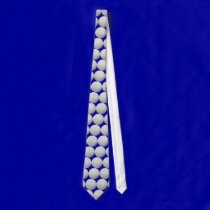 Blue Volleyball Tie
