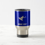 Blue Wakeboarder Mugs