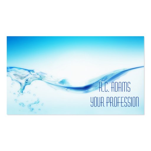 Blue Water Business Cards