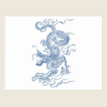 Blue Water Dragon 2012 postcards