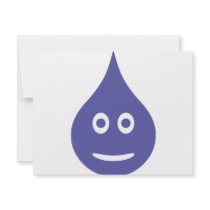 blue water drop icon personalized invites