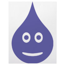 blue water drop icon letterhead