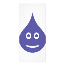 blue water drop icon rack cards