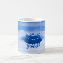 Blue Water Droplet (3) Mug