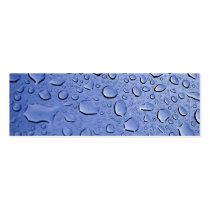 Blue Water Droplets