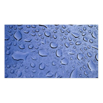 Blue Water Droplets