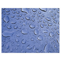 Blue Water Droplets