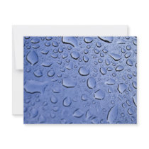 Blue Water Droplets