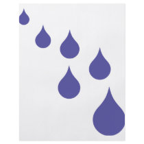 blue water drops icon flyers