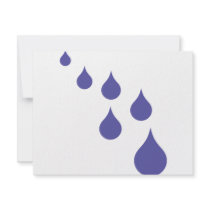 blue water drops icon invitations
