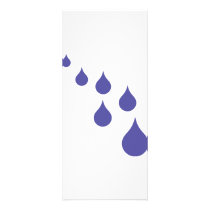 blue water drops icon rack cards