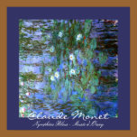 Blue Water-Lillies: Claude Monet posters